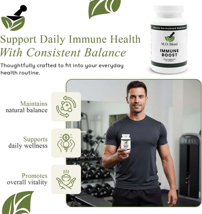 M.D. Blend Immune Boost Supplement - 60 Capsules