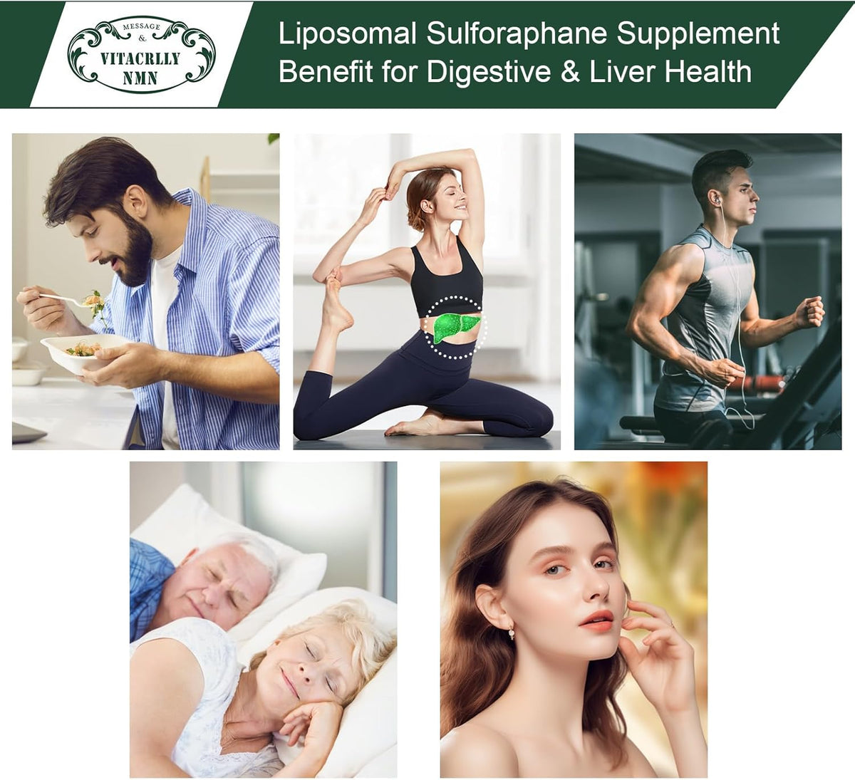 Liposomal Sulforaphane Supplement - 900mg Broccoli Extract - 60 Capsules - görsel 6