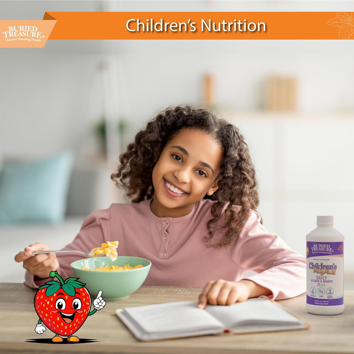 Buried Treasure Children's Daily Multi Liquid Multivitamin & Minerals - görsel 7