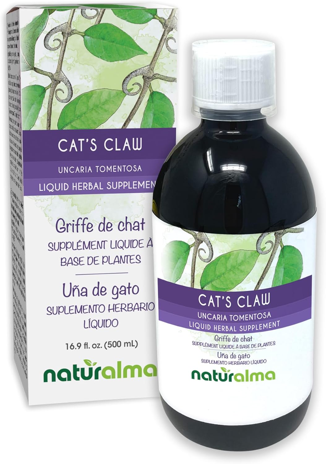 Naturalma Cat's Claw (Uncaria tomentosa) Bark Alcohol-Free Tincture - 200 ml Liquid Extract - görsel 9