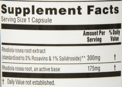 Kroeger Herb Rhodiola Rosea Vcaps, 90 Capsules