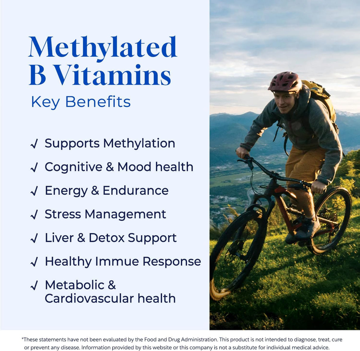 Cellqueue Methyl B Complex Liquid Drops - Liposomal B12, Folate, B6 with Methylated B Vitamins, TMG & Milk Thistle - görsel 3