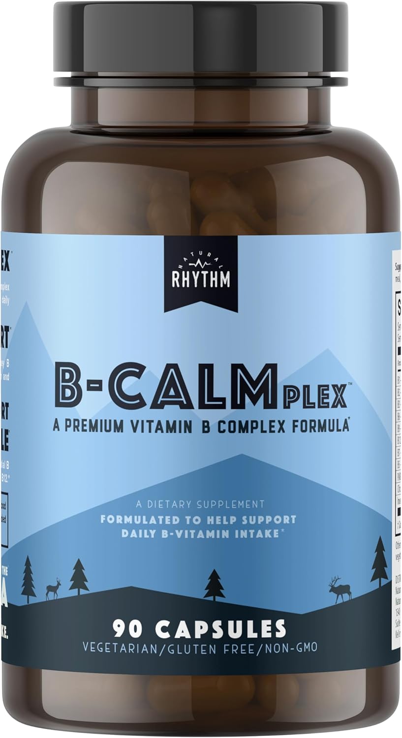Natural Rhythm B-CALMplex B-Complex Vitamin Supplement - görsel 1