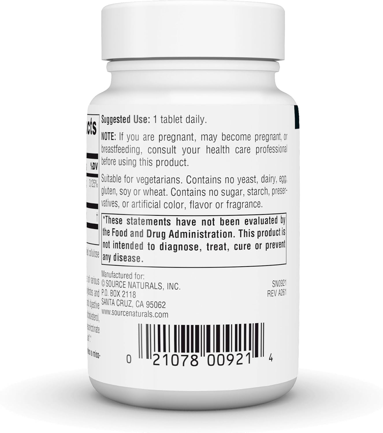 Source Naturals No-Flush Niacin, 500 mg, 60 Vegetarian Tablets - görsel 4