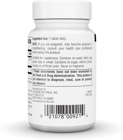 Source Naturals No-Flush Niacin, 500 mg, 60 Vegetarian Tablets