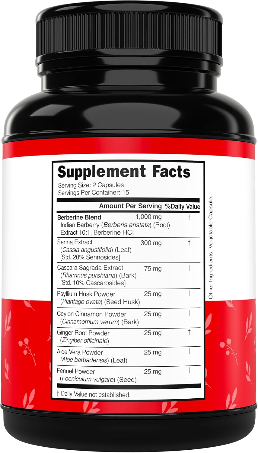 DORADO NUTRITION Berberine Gut Cleanse Food Supplement – 30 Capsules - görsel 2
