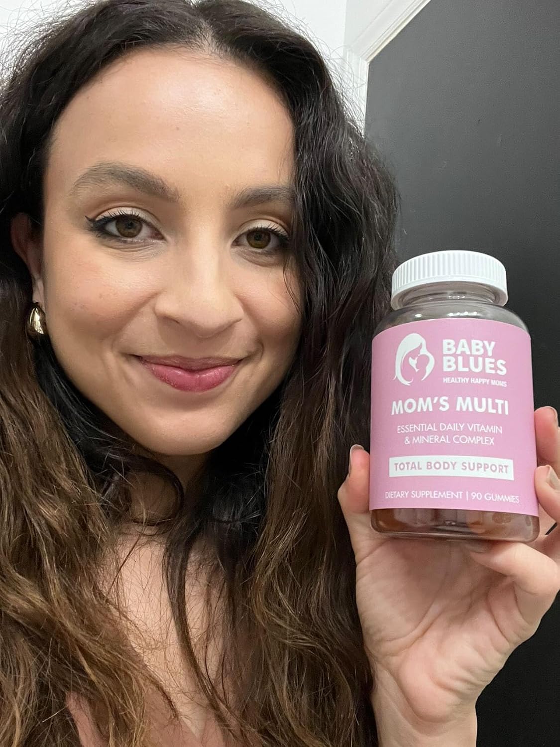 Baby Blues Multivitamin for Women - Daily Gummy Multivitamin for Mum with Biotin, B12, Folate, Vitamin D & Zinc - Hair, Skin & Nails, Energy & Immune Support - Iron Free, 90 Gummies - görsel 5