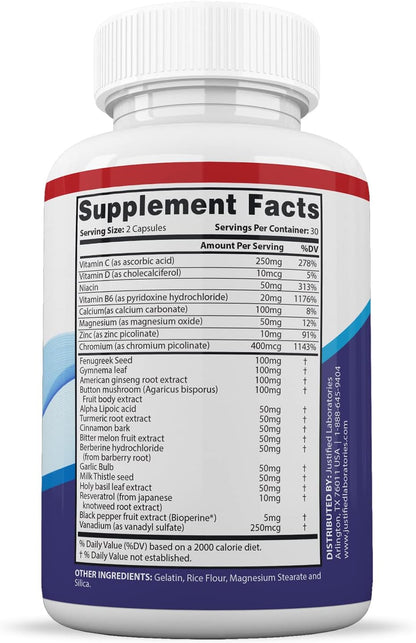 Glucofreeze Max Advanced Formula - 3 Pack (180 Capsules)