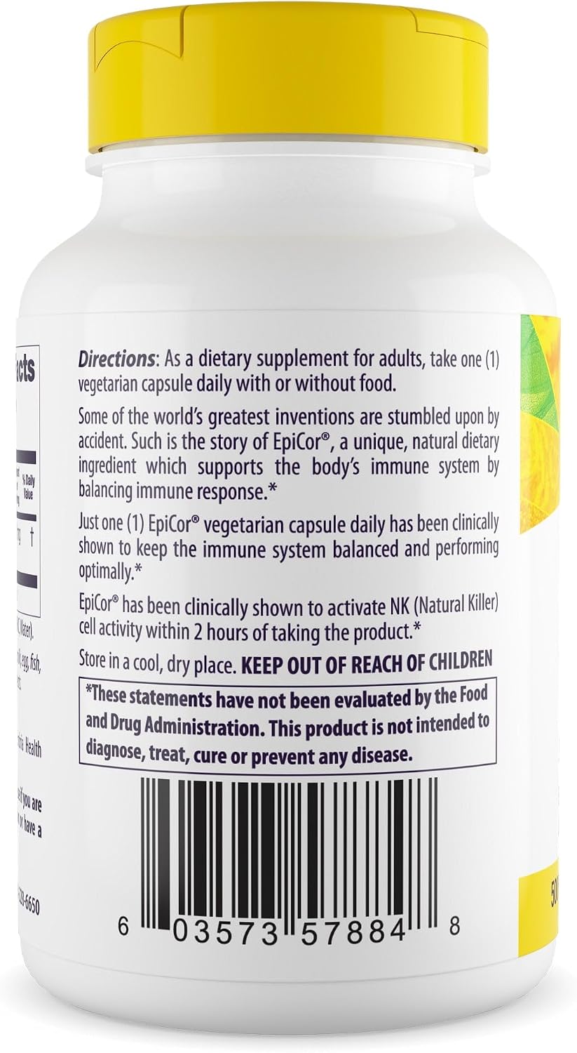 Healthy Origins EpiCor 500 mg – 30 Veggie Capsules - görsel 2