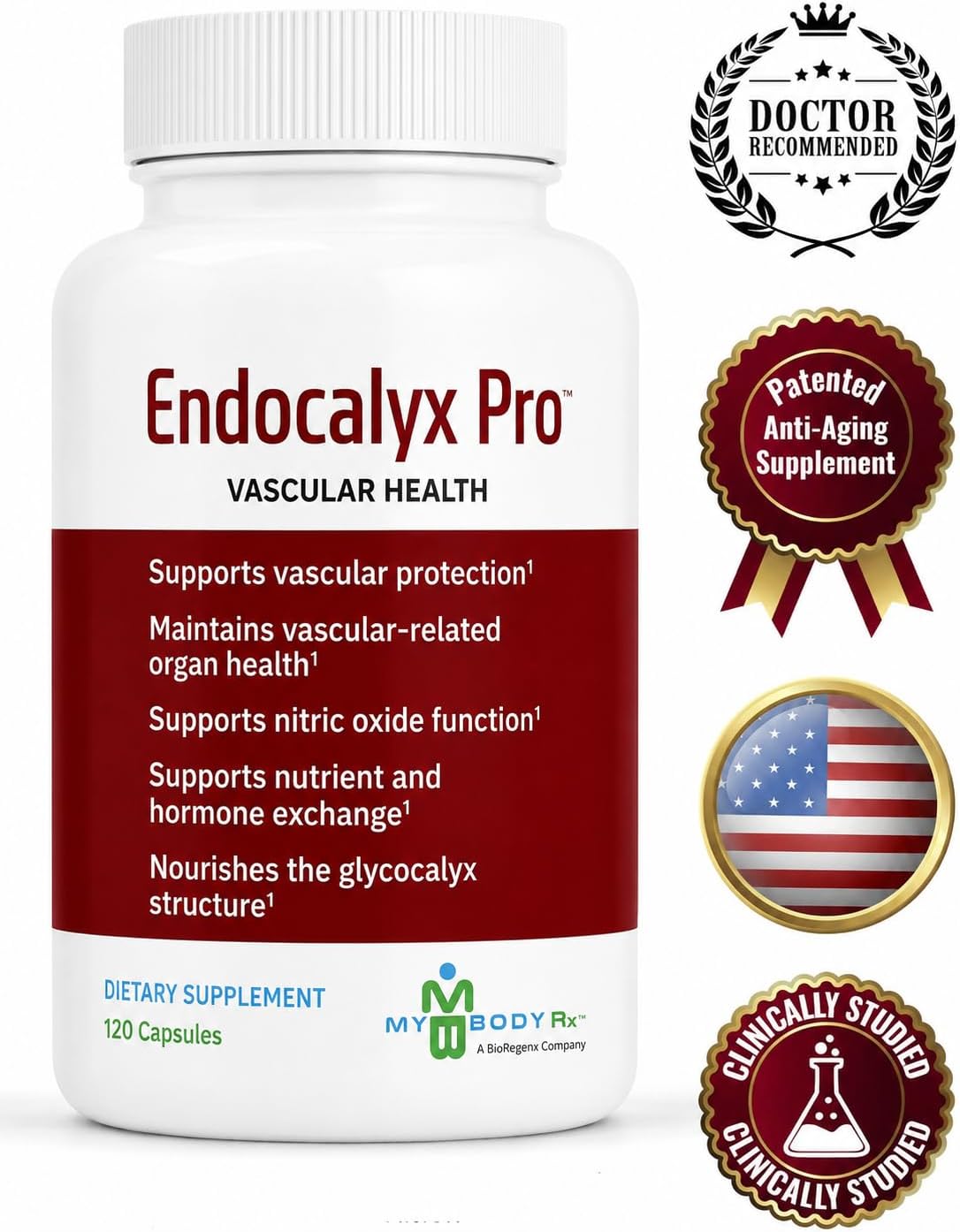 MYBODYRX Endocalyx Pro – Endothelial Glycocalyx Support – 120 Capsules - görsel 3