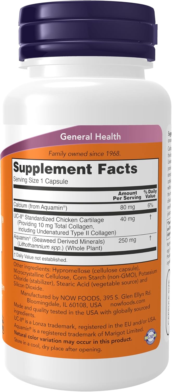 NOW Foods UC-II Type II Collagen with – Mechanism of action: UC-II works through a process called oral tolerance, – Image 2