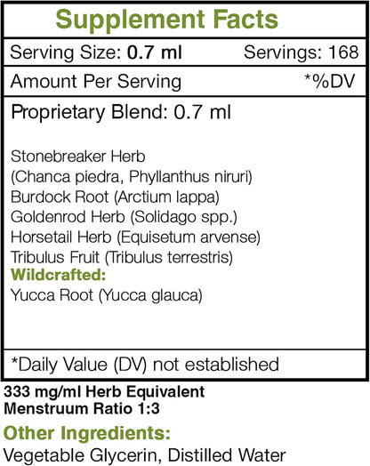 Secrets of the Tribe Stone Breaker Blend Alcohol-Free Glycerite, Kidney Support, 118 ml