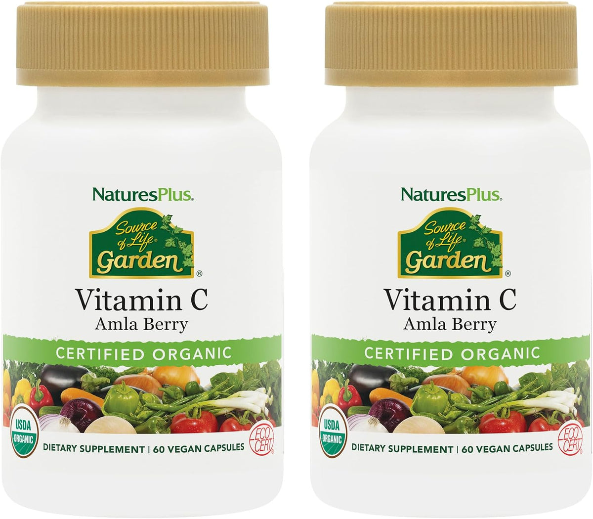 Nature's Plus Source of Life Garden Vitamin C 500 mg, 60 Capsules - görsel 7