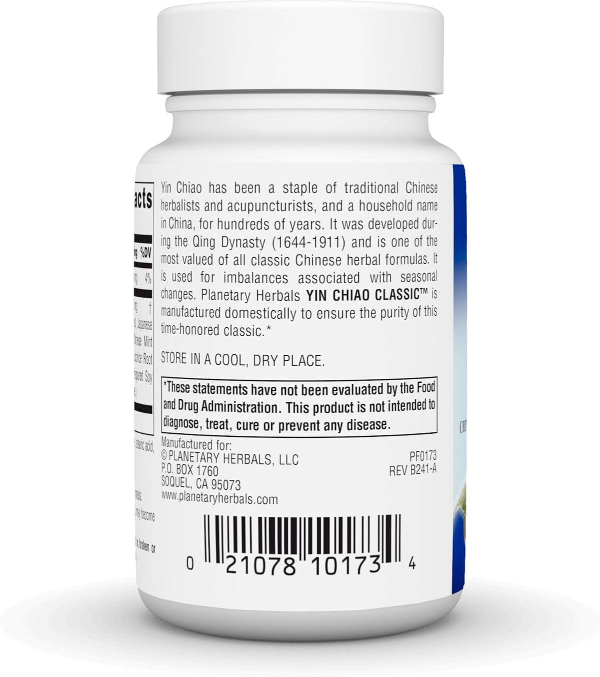 Planetary Herbals Yin Chiao Classic - 60 Tablets - görsel 4