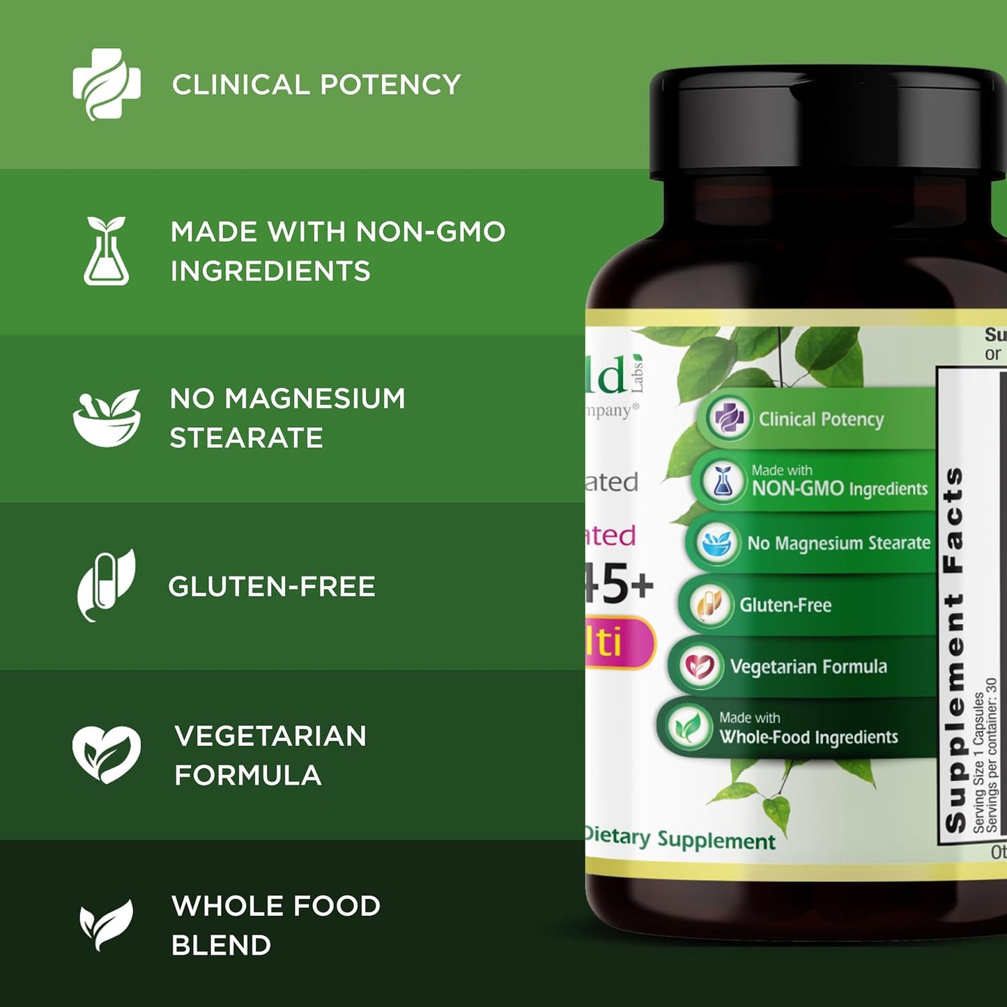 EMERALD LABS Women's 45+ 1-Daily Multi – Multivitamin for Bone Health - görsel 4