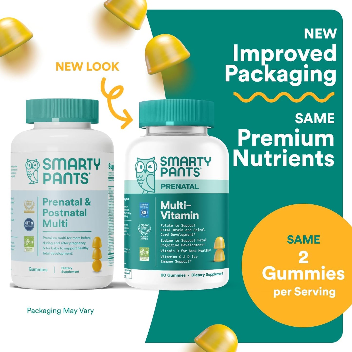 SmartyPants Prenatal Vitamin Gummies – 60 Gummies (30-Day Supply) - görsel 2