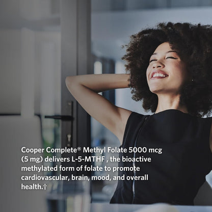 Cooper Complete L-5-MTHF Methylfolate 5 mg, 60 Capsules – Mood Support