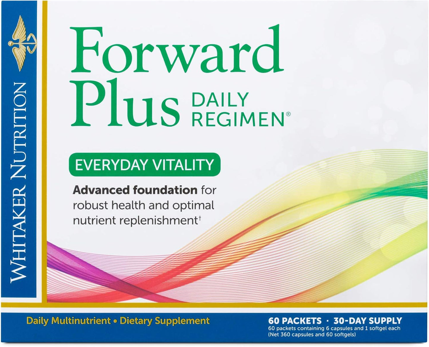 Dr. Whitaker's Forward Plus Daily Regimen - Comprehensive Multivitamin Supplement, 60 Packets (30-Day Supply) - görsel 1