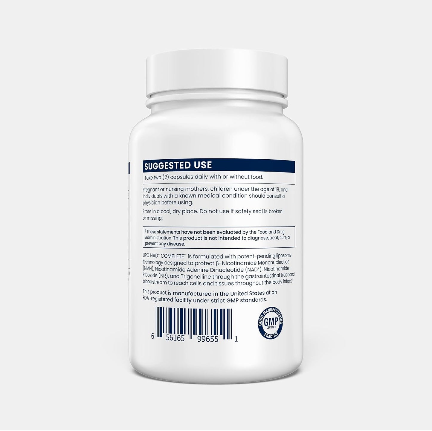Renue By Science NAD+ Complete - Liposomal NAD Supplement with NMN, NR & Trigonelline (120 Capsules) - görsel 2