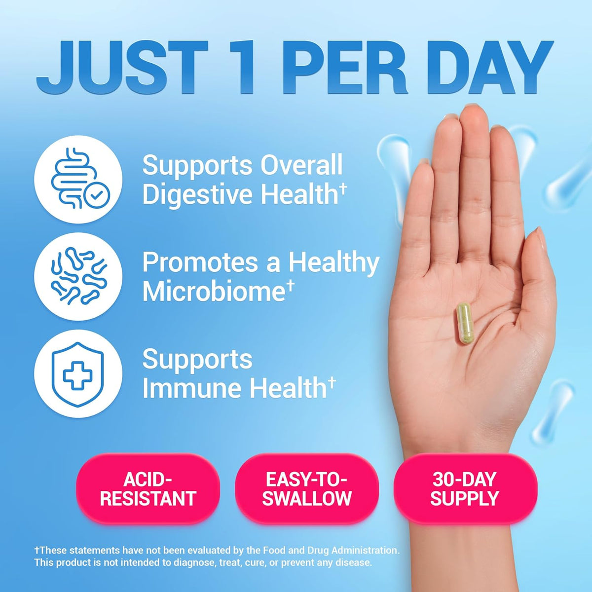Dr. Berg Probiotic Supplement - 60 Billion CFUs - 30 Capsules - görsel 3