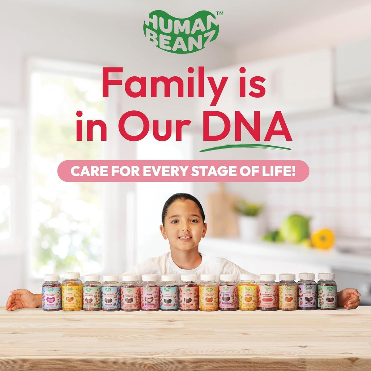 Human Beanz Vitamin D3 Jelly Bean Gummies for Kids, 25mcg (1000 IU), 120 Strawberry Flavour Gummies - görsel 8