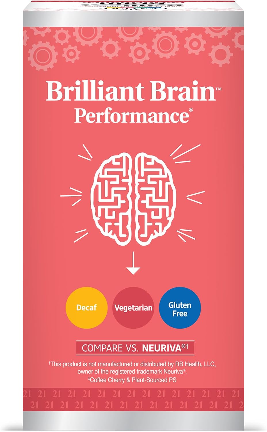 21st Century Brilliant Brain Performance Capsules - Cognitive Health Support - 30 Capsules - görsel 7