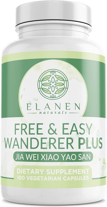 Jia Wei Xiao Yao San, Free and Easy Wanderer Plus, 100 Vegetable Capsules