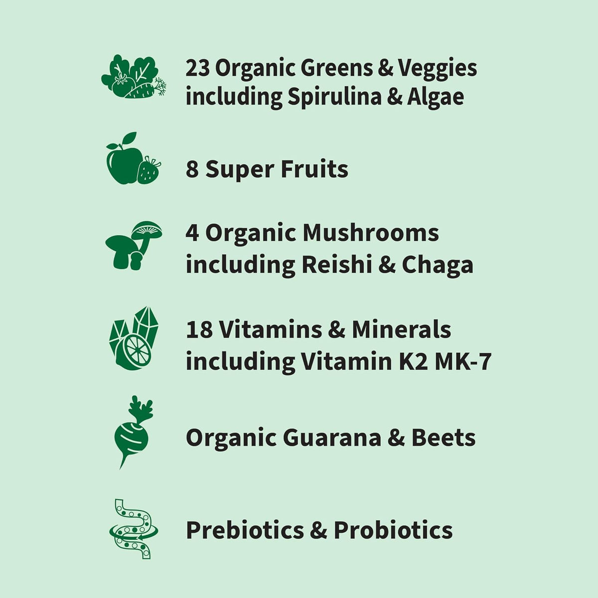 Garden of Life Sport Organic Greens, Apple – Organic Superfruit Blend (8 varieties): Acerola cherry (vitamin C), – Image 2