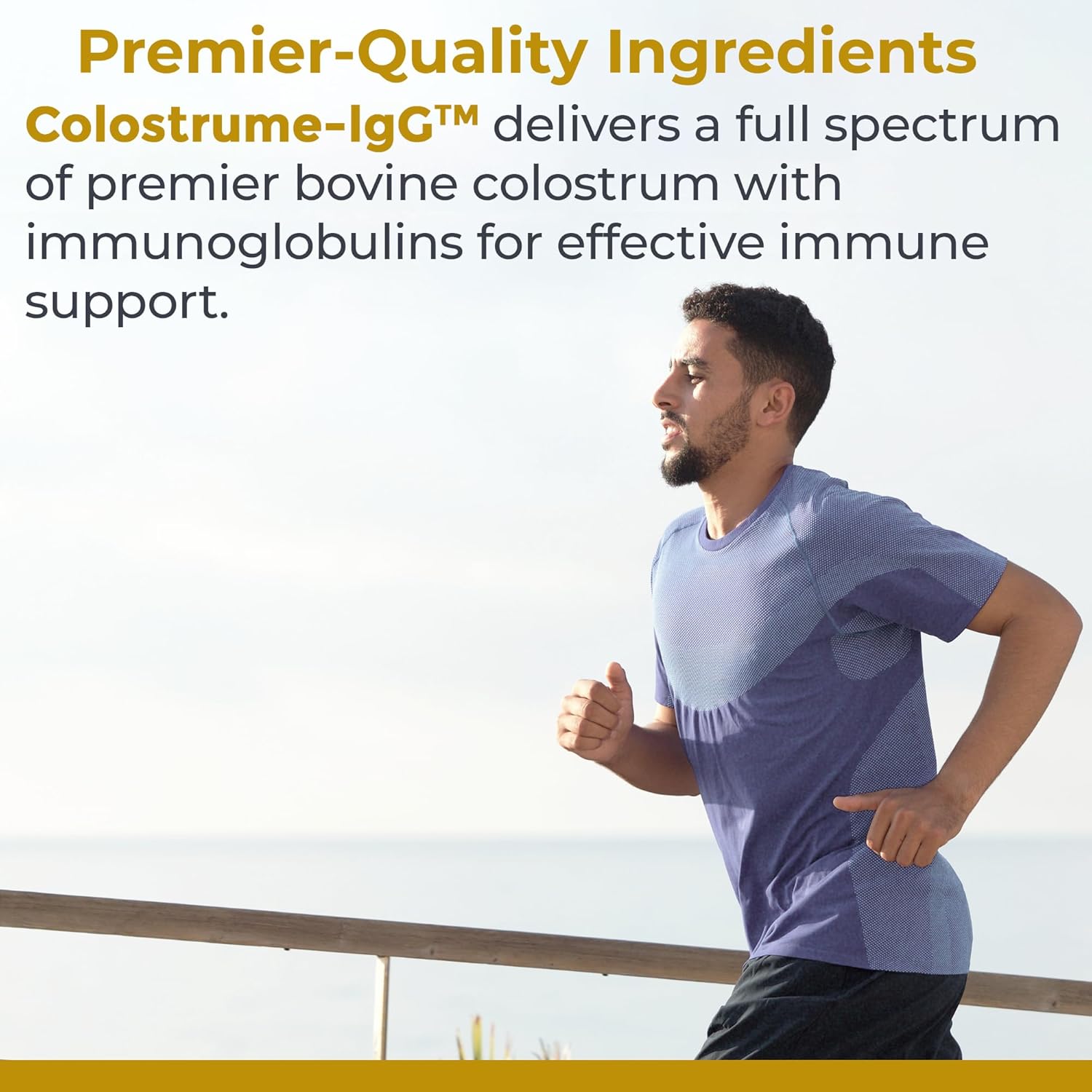 Premier Research Labs Colostrum-IgG - Bovine Colostrum Supplement for Immune Health, 60 Capsules - görsel 3