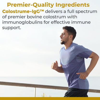 Premier Research Labs Colostrum-IgG - Bovine Colostrum Supplement for Immune Health, 60 Capsules