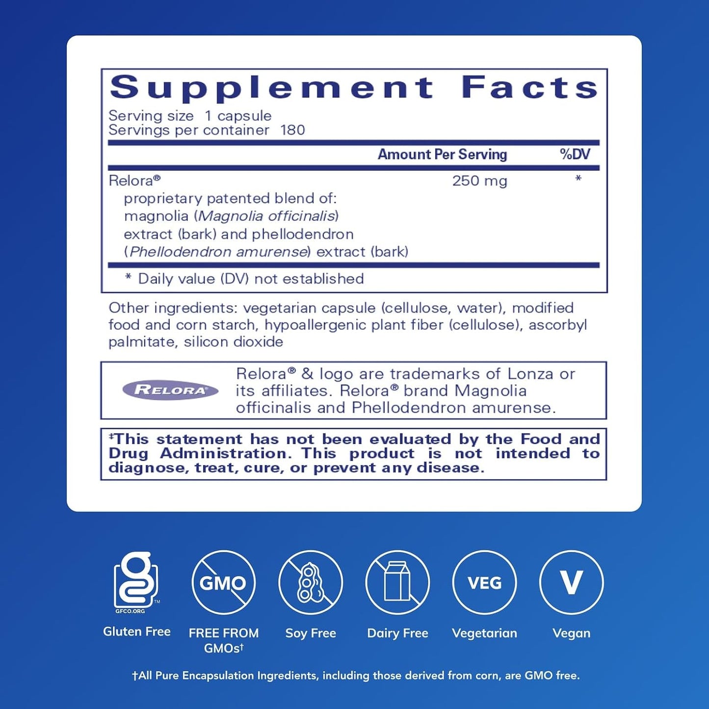 Pure Encapsulations Relora – Hypoallergenic Stress Support Supplement - görsel 2