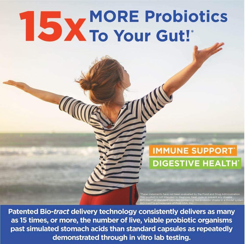 Gut Mate Probiotics with Patented BIO-Tract Micro Pearls - 20 Scientifically Studied Strains - görsel 4