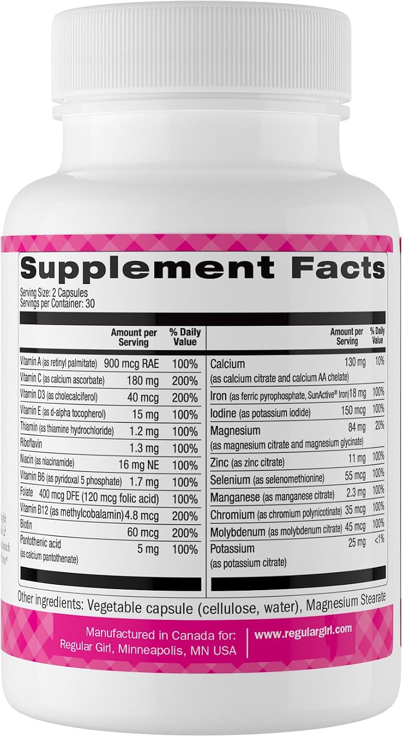 Regular Girl, Women's Multivitamin, 60 Capsules - görsel 2