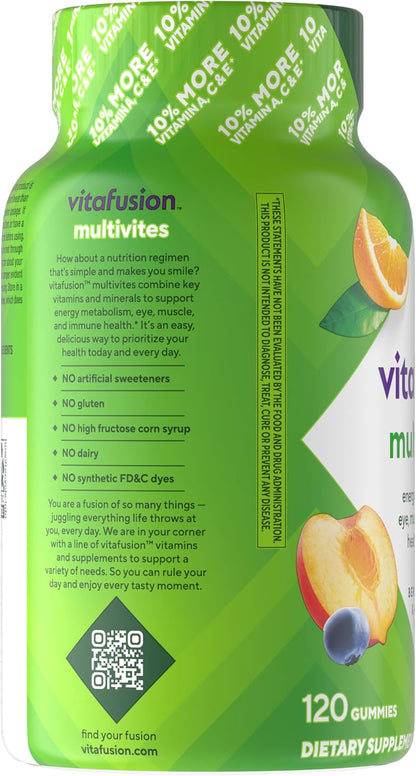 Vitafusion Multivitamin Gummies – 120 Count – Adult Gummy Vitamins for Men and Women