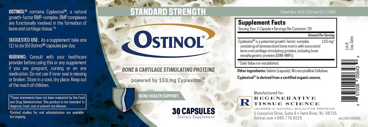 Ostinol Standard 150mg – Bone and Joint Supplement with Cyplexinol - görsel 8