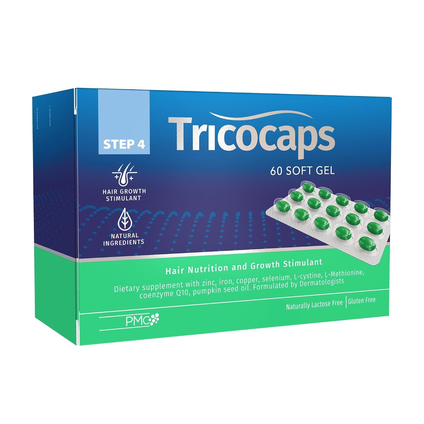 Tricovit Tricocaps Hair Growth Supplement - 60 Softgels - görsel 1
