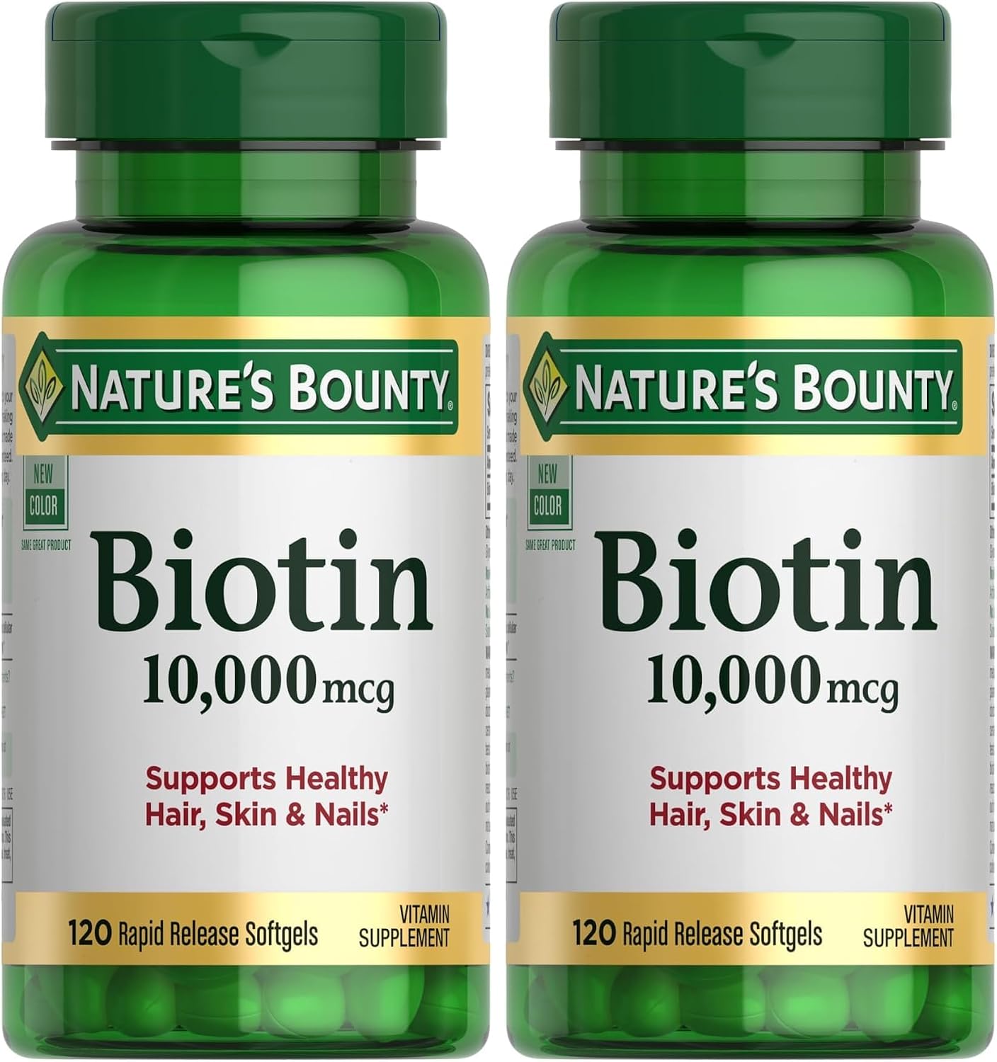 Nature's Bounty Biotin 10,000 mcg, 250 Rapid Release Soft Capsules - görsel 9