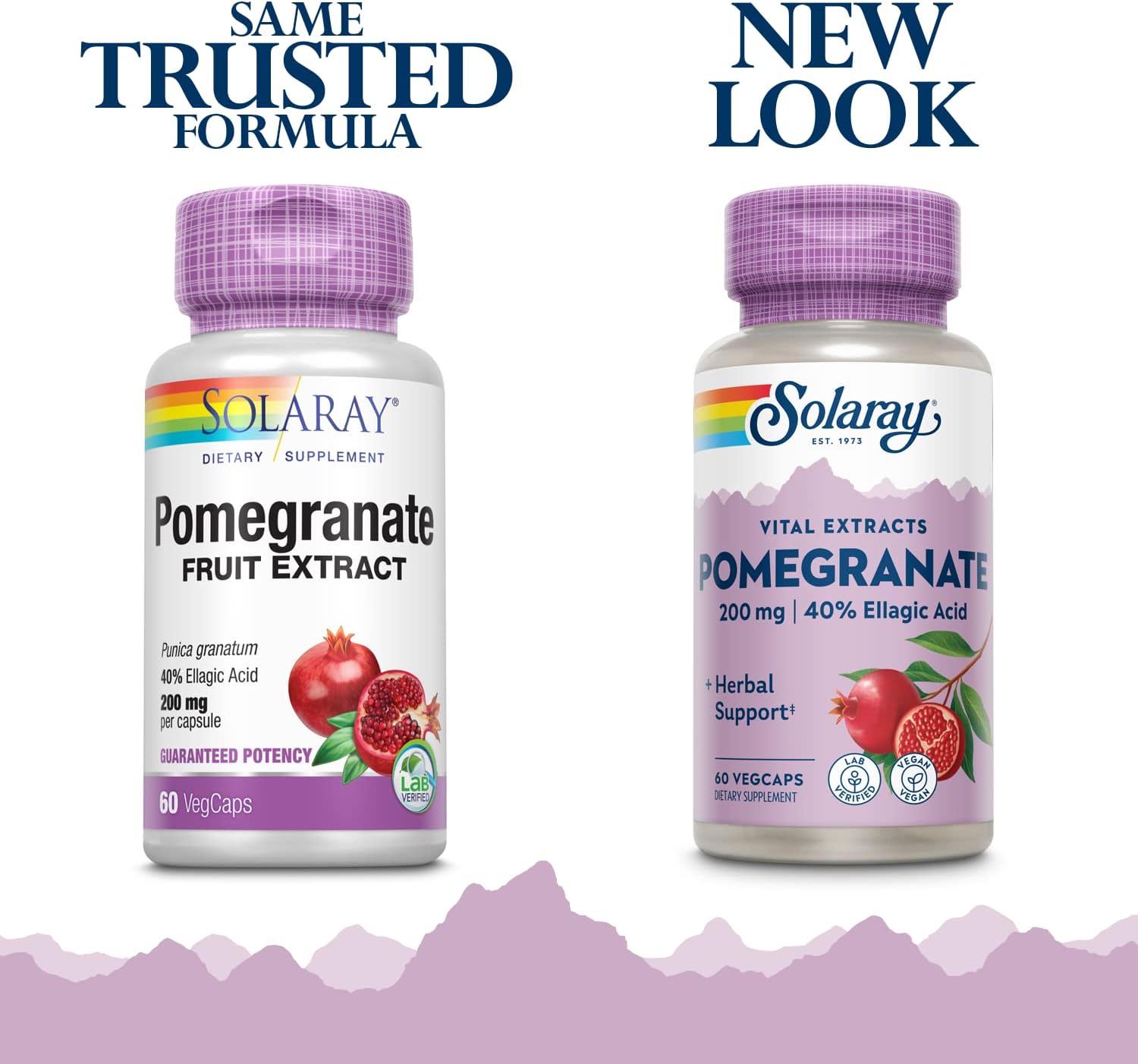 SOLARAY Pomegranate Extract, 200 mg – 60 Capsules - görsel 2