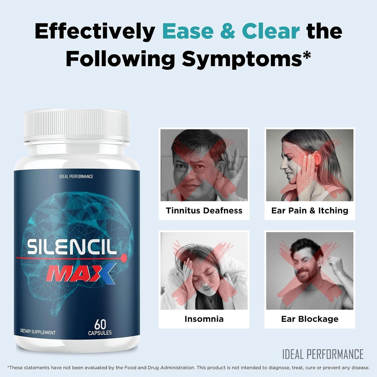 Silencil Tinnitus Max Supplement - 60 Capsules - görsel 2