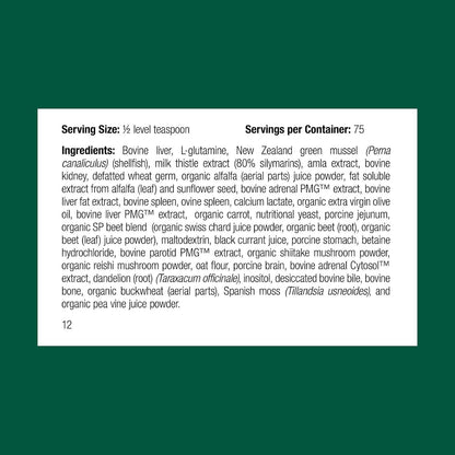 Standard Process Canine Dermal Support - Skin & Adrenal Gland Supplement for Dogs - 125 g