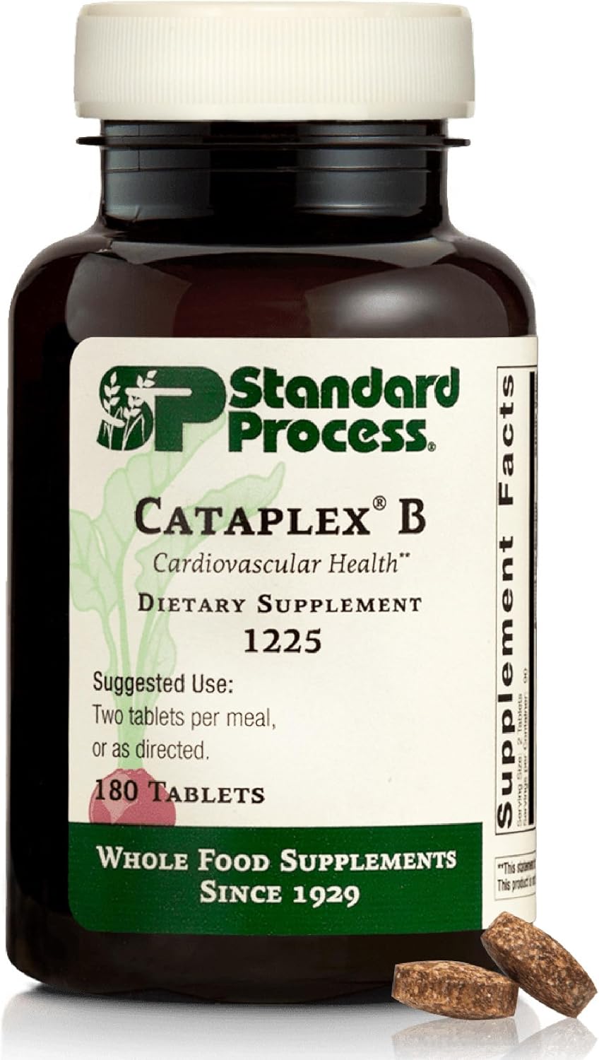 Standard Process Cataplex B - Nervous System & Heart Health Supplement - 180 Tablets - görsel 1