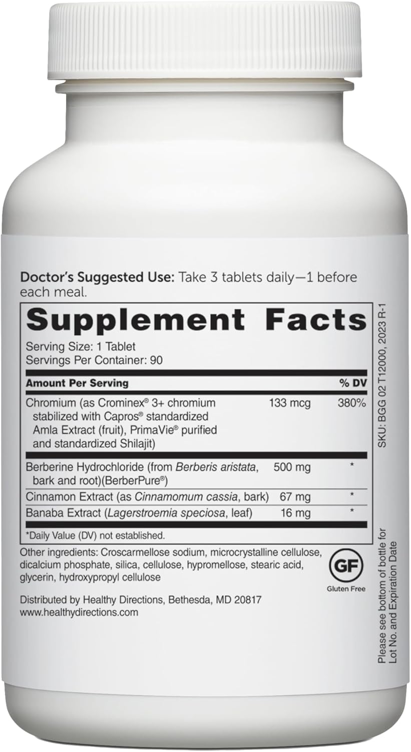 Dr Whitaker's Berberine GlucoGold Supplement with Berberine and Cinnamon - görsel 2