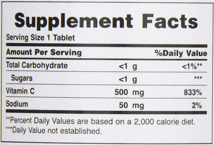 Nature's Bounty C-500 mg Delicious Chewable w/ Rose Hips Tablets, 90 ct