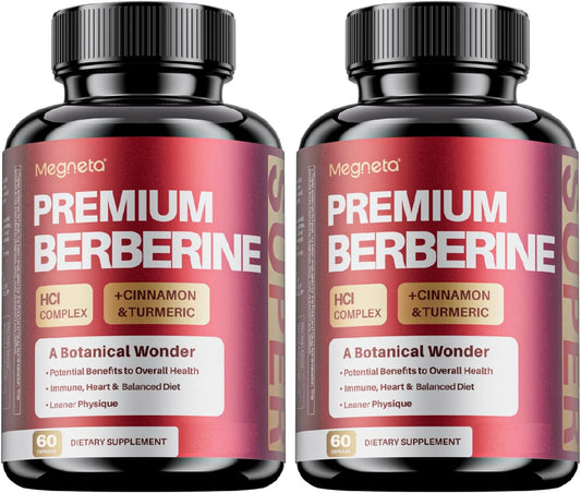 Premium Berberine HCl Complex with Cinnamon and Turmeric - (120 Capsules)