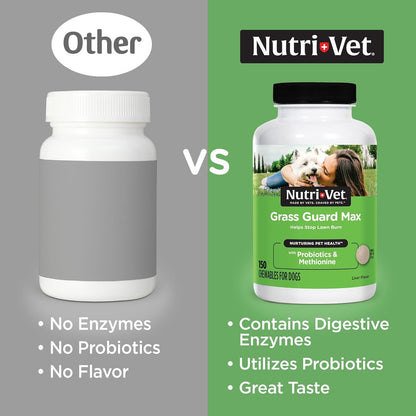 Nutri-Vet Grass Guard Chewables for Dogs, 150 Count
