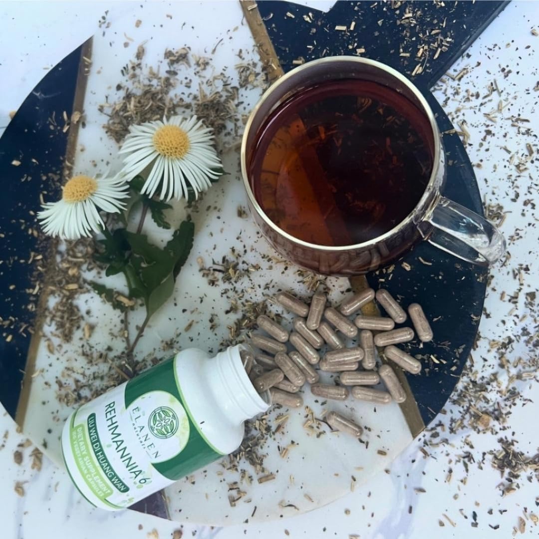 Liu Wei Di Huang Wan, Rehmannia 6, Six Flavour Rehmannia, 100 Vegetable Capsules - görsel 8