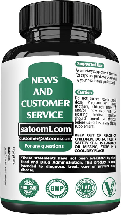 Satoomi NAD Supplement with Liposomal Nicotinamide Riboside – Cellular Energy & Repair, Vitality, Healthy Ageing – 60 Capsules for 30 Days