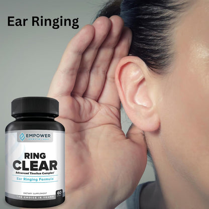 Ring Clear All-Natural Ear Buzz Relief Formula - 30-Day Supply