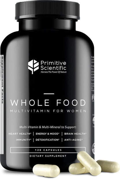 Primitive Scientific Women's Whole Food Multivitamin, 120 Capsules