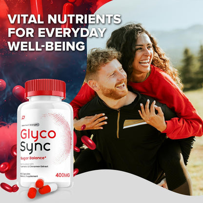 Glyco Sync Capsules – GlycoSync Sugar Optimiser Advanced Supplement, All Natural Formula, 60 Capsules